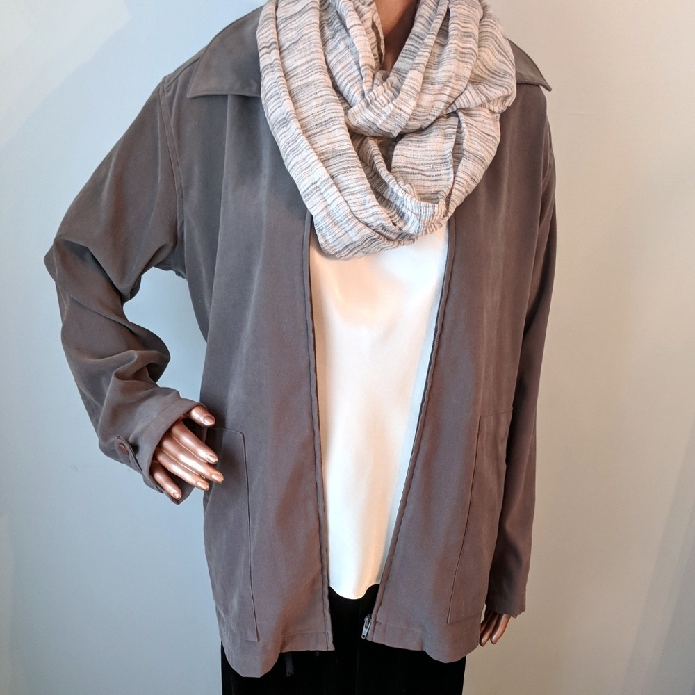 🧡 Elisabeth by Liz Claiborne Faux Suede Blazer